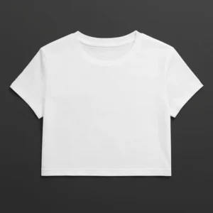 Camiseta Reunioon Crop · Blanca